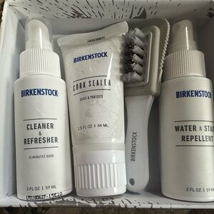 Birkenstock Shoe Care Set - White and Blue